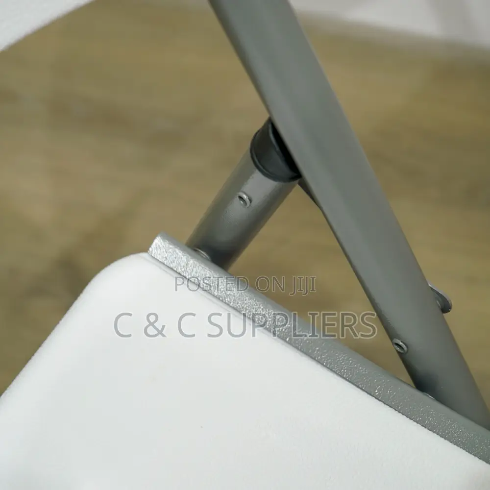 White Folding Workstation Chair