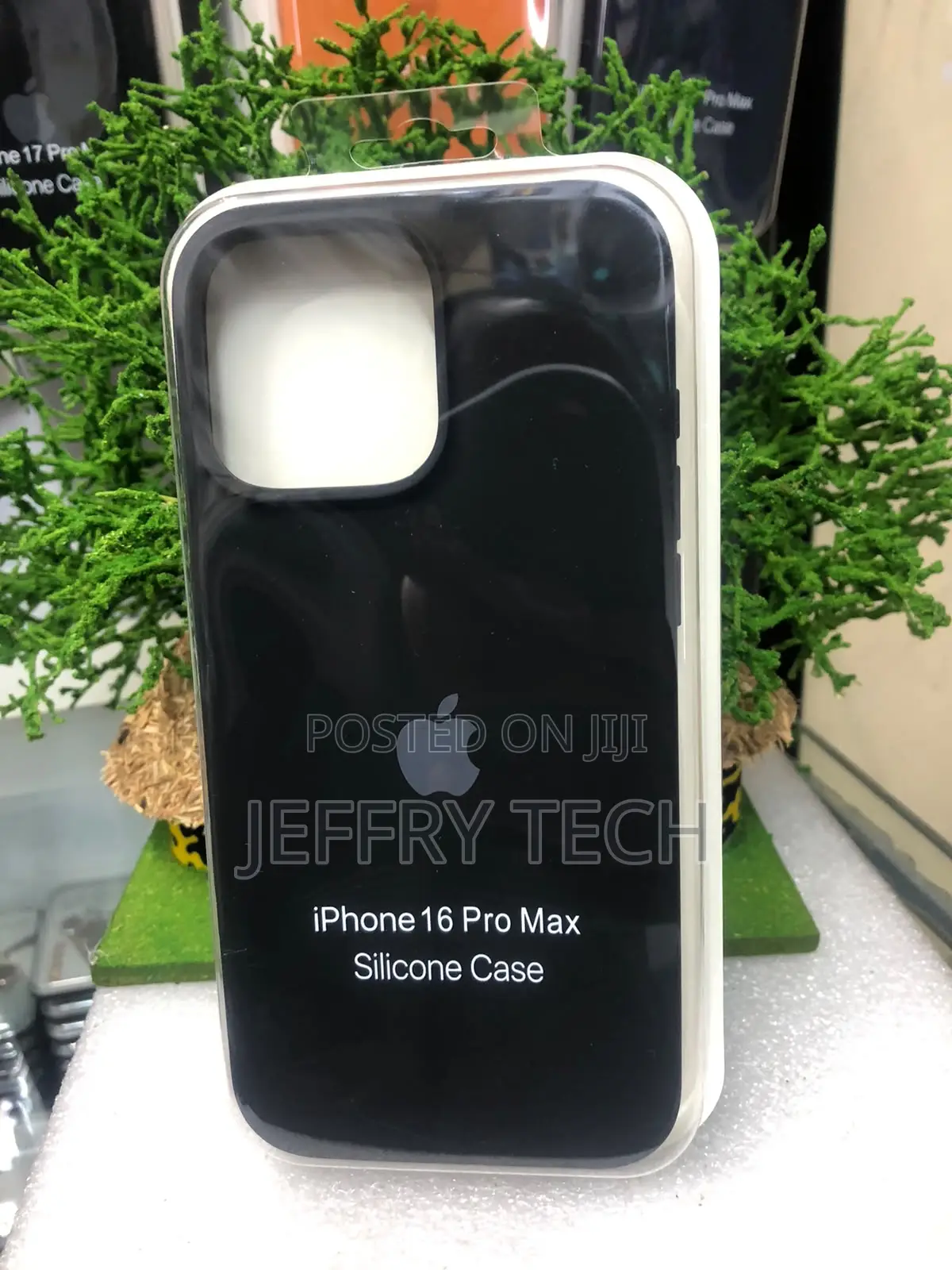 Image Is a Third-Party Silicone Phone Case for the iPhone 16 Pro Max