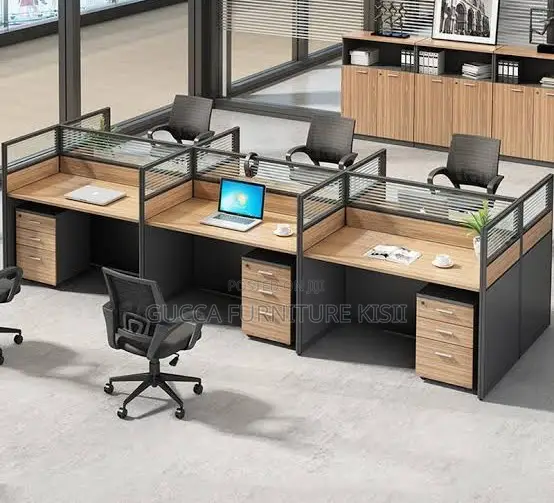 6 Seater Rectangular Office Collaborative Station