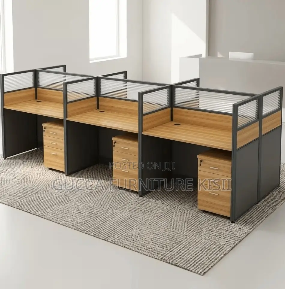 6 Seater Rectangular Office Collaborative Station