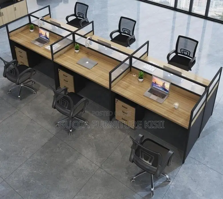 6 Seater Rectangular Office Collaborative Station
