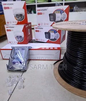 4Channel NVR Hikvision Smart Hybrid Ip CCTV Kit With Audio
