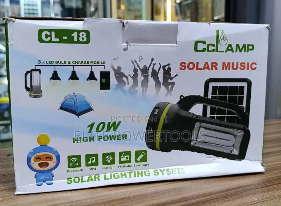 CCLAMP CL-18 10W Solar Lighting System