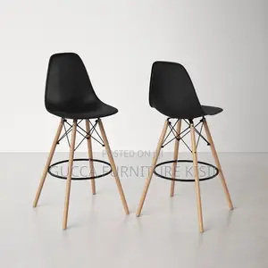 Plastic Non-Adjustable Eames Barstool