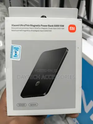 Xiaomi UltraThin Magnetic Wireless Power Bank 5000mAh 15W Gray