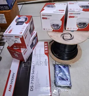 Hik Vision 4 Channel NVR Ip Camera Smart Hybrid Full Set 2MP Cameras