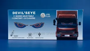 LED Windshield Devil Eye Truck Light USB Lamp Panel