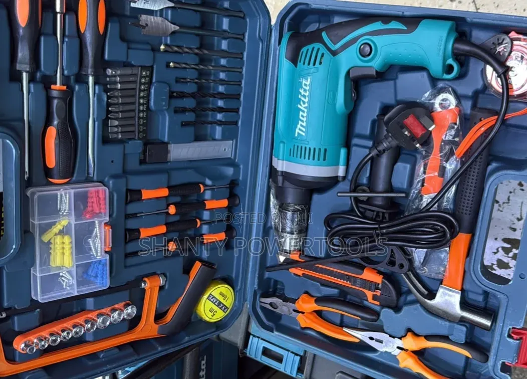 Corded Makita Drill Set/Electric Drill Set