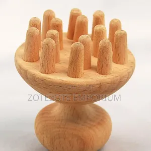 Wood Therapy Mushroom Head Massager