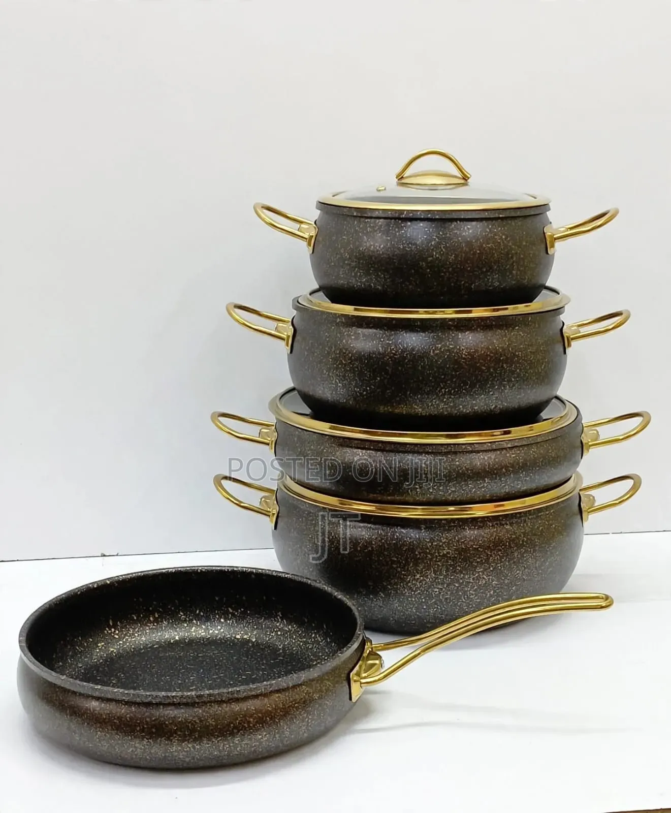 9pcs Granite Coating Kitchen Cookware Set
