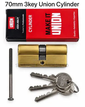 70mm 3key Union Cylinder Lock Kit Manufactured by UNION