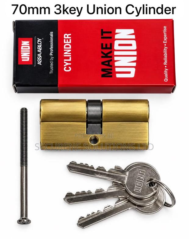 70mm 3key Union Cylinder Lock Kit Manufactured by UNION