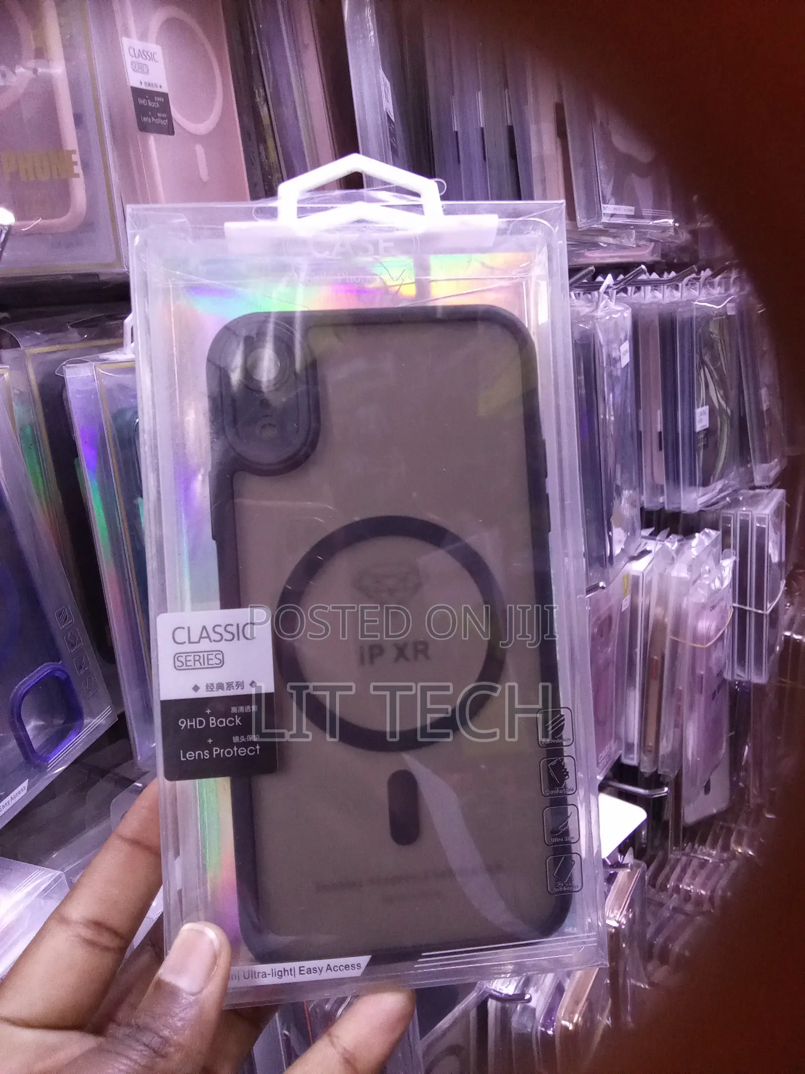 Black Classic MagSafe Case Explicitly Designed for the iPhone XR.