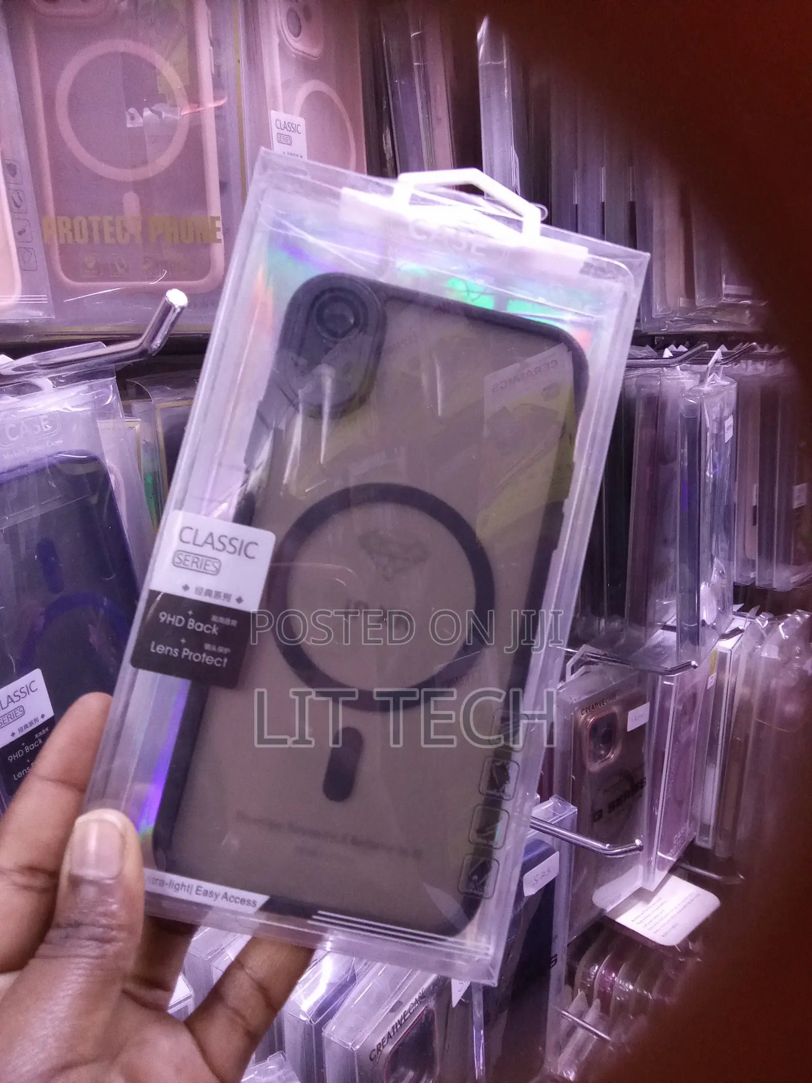Black Classic MagSafe Case Explicitly Designed for the iPhone XR.