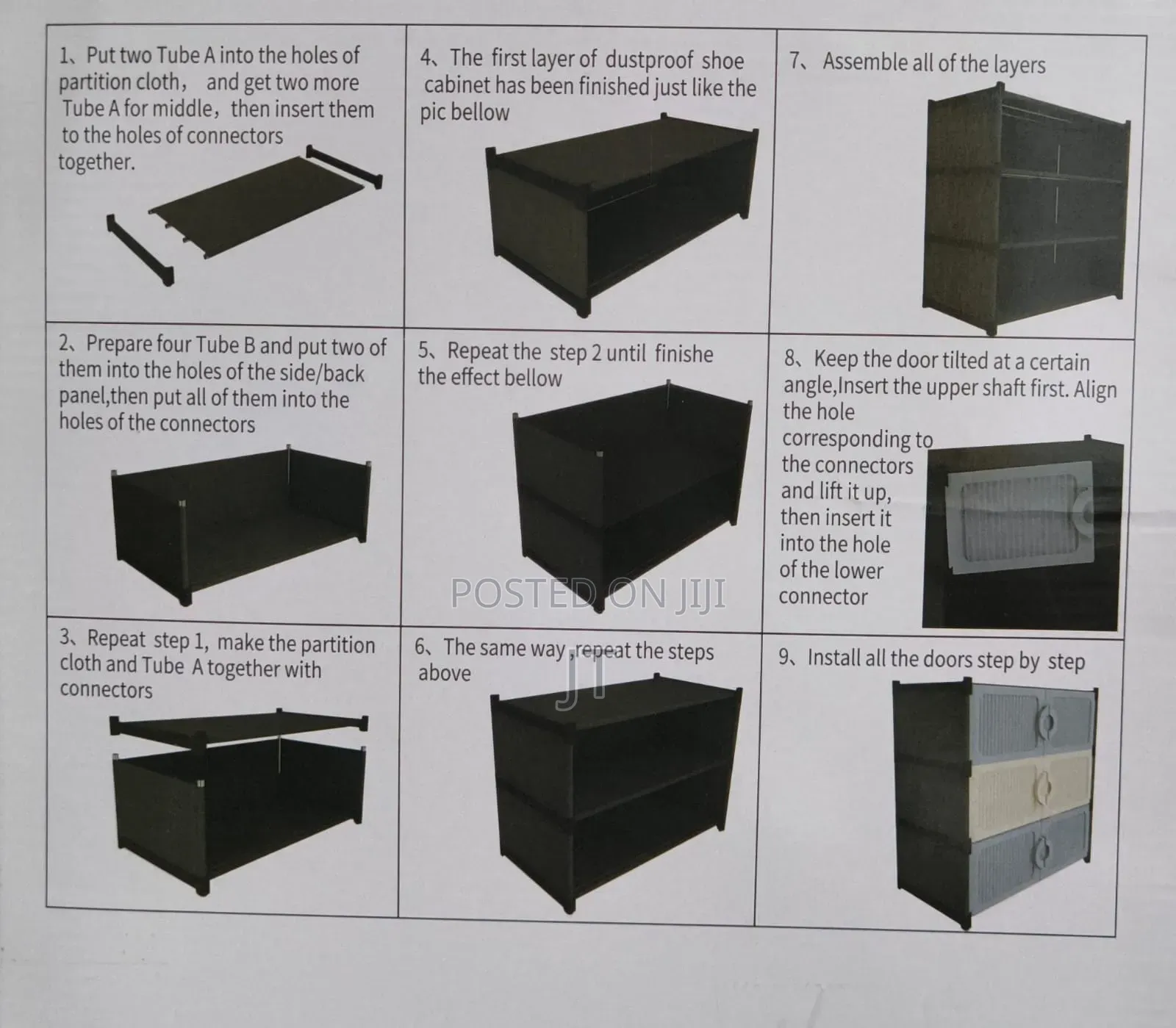 SNG10 5 LAYER PVC Storage Cabinet