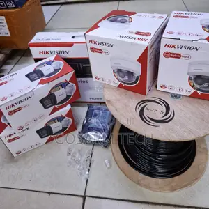 Hikvision 4 Channel CCTV Smart Cameras Full Kit Discounted Package-