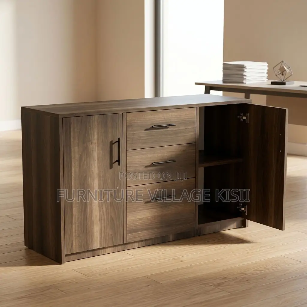 3-Door Wooden Cabinet