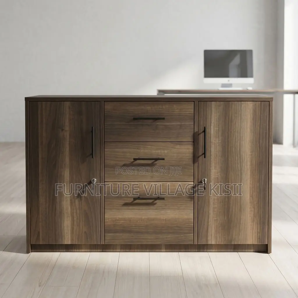 3-Door Wooden Cabinet