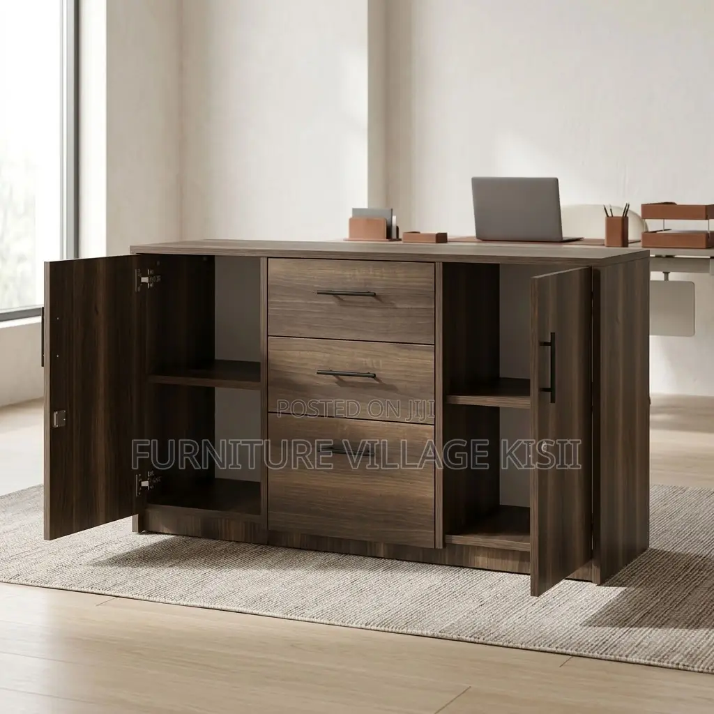 3-Door Wooden Cabinet