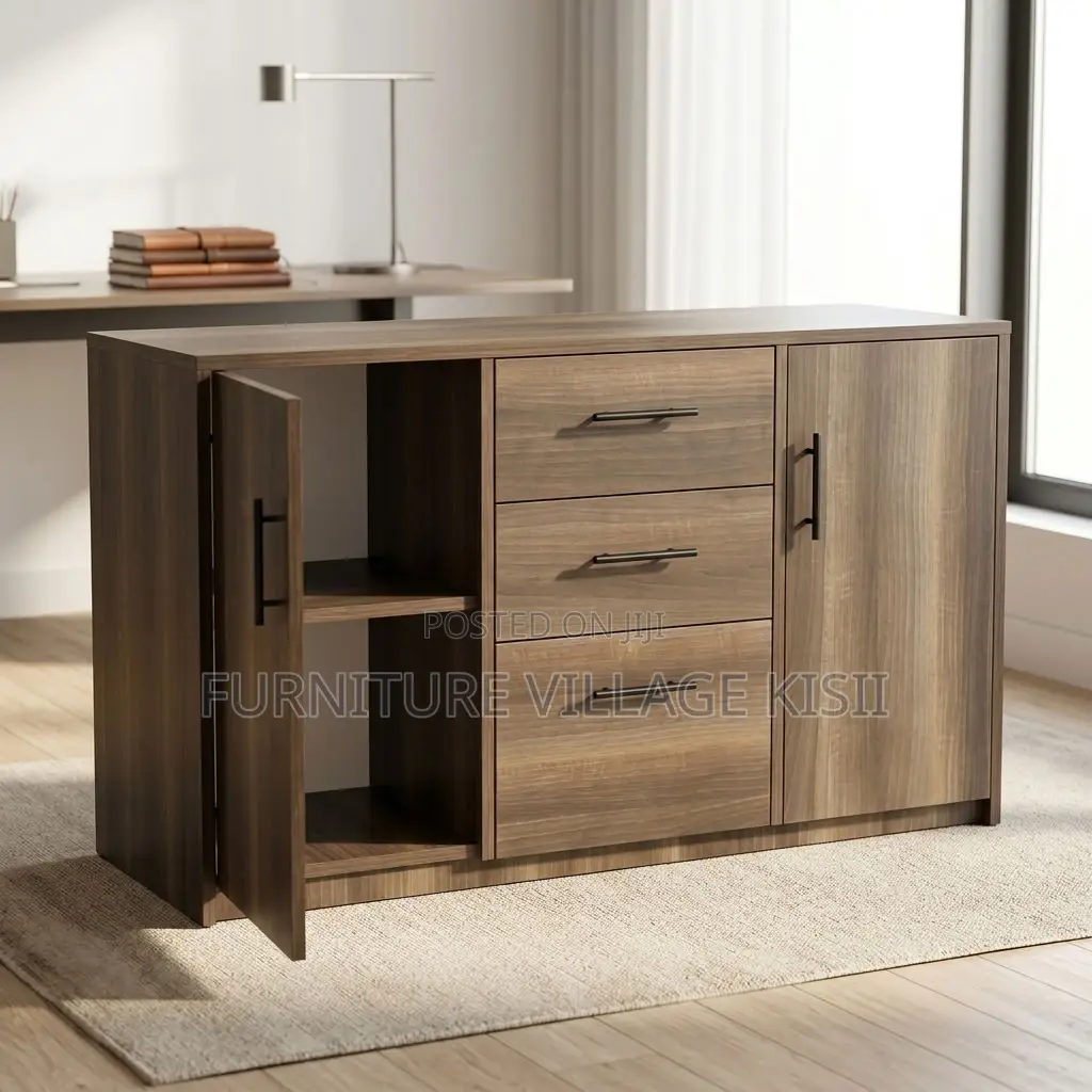 3-Door Wooden Cabinet