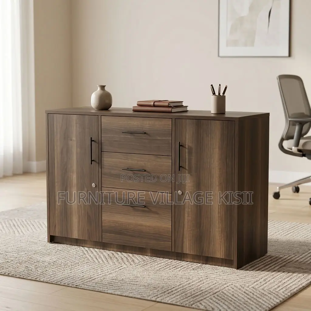 3-Door Wooden Cabinet