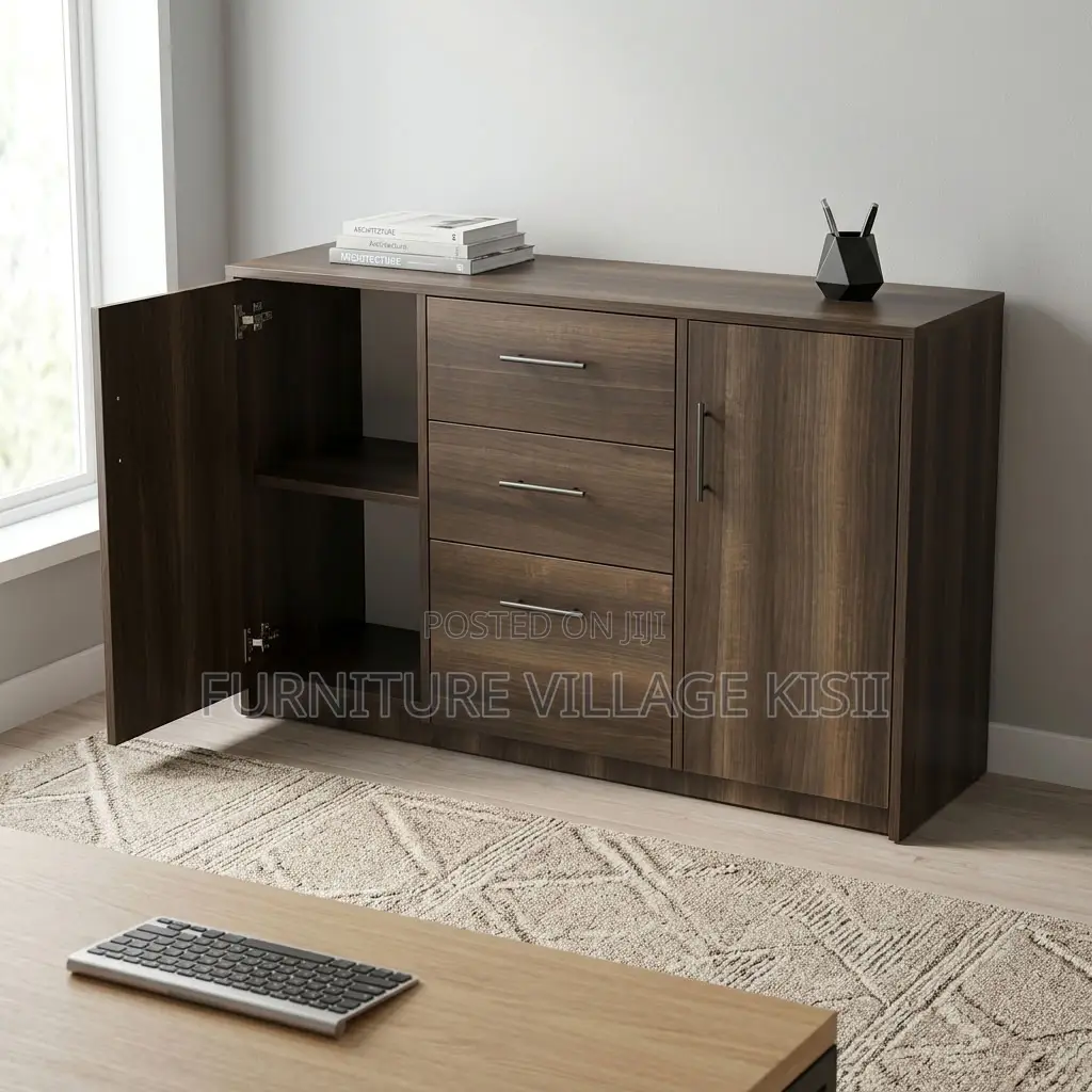 3-Door Wooden Cabinet
