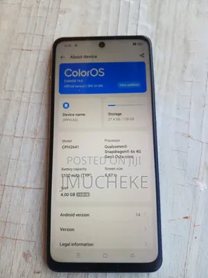 Oppo A3x 128 GB Blue