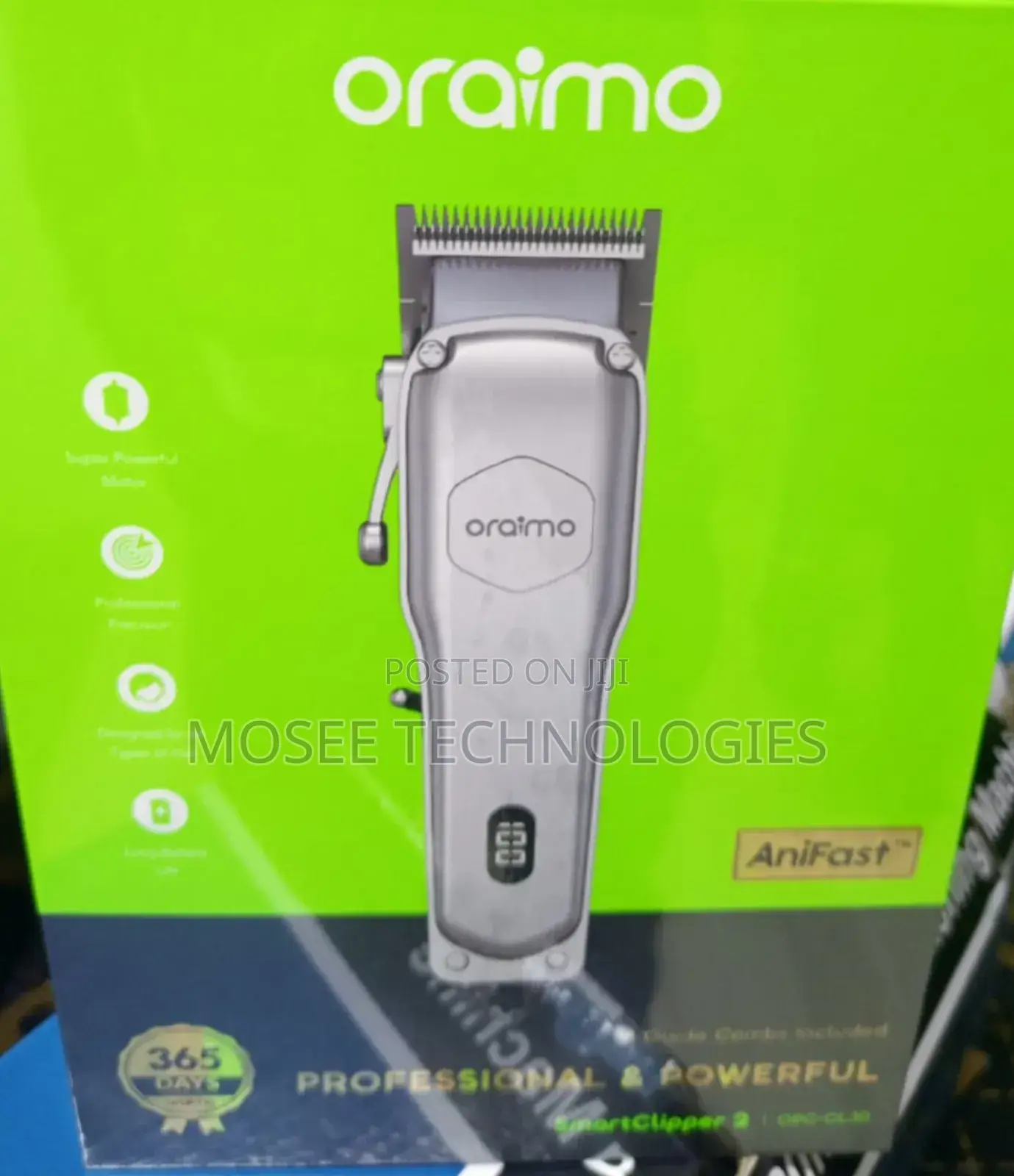 Oraimo SmartClipper 2-in-1 Barber Hair Trimmer