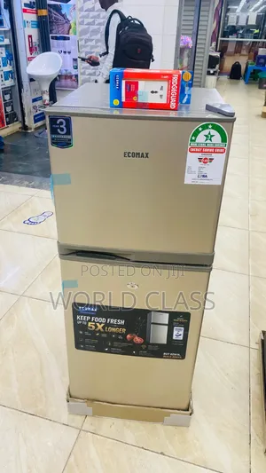 Ecomax 118L Double-Door Refrigerator