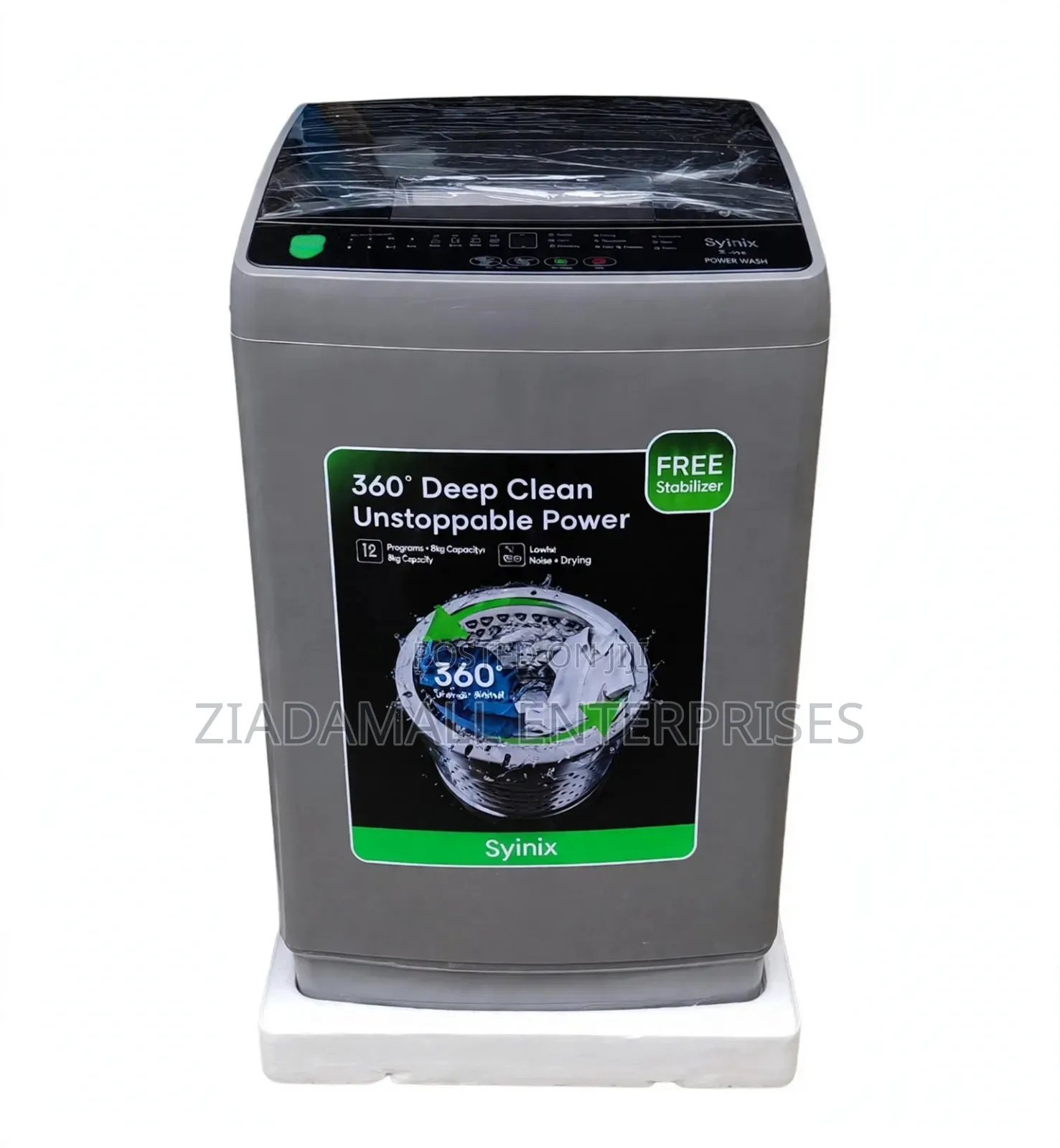 #Syinix Top Load Full Automatic Washing Machine 8kg
