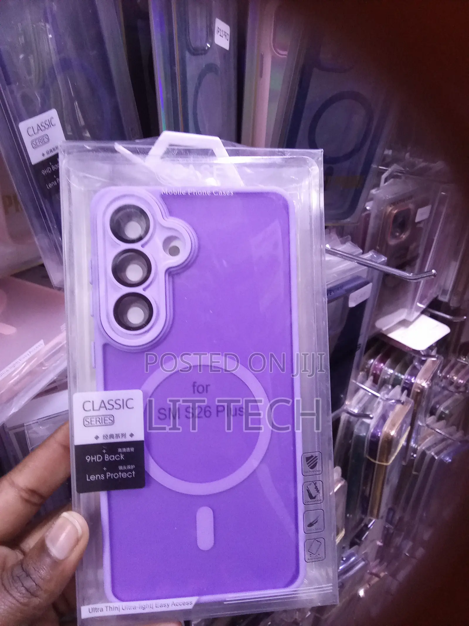Purple Classic MagSafe Transluscent Case for Samsung Galaxy S26 Plus