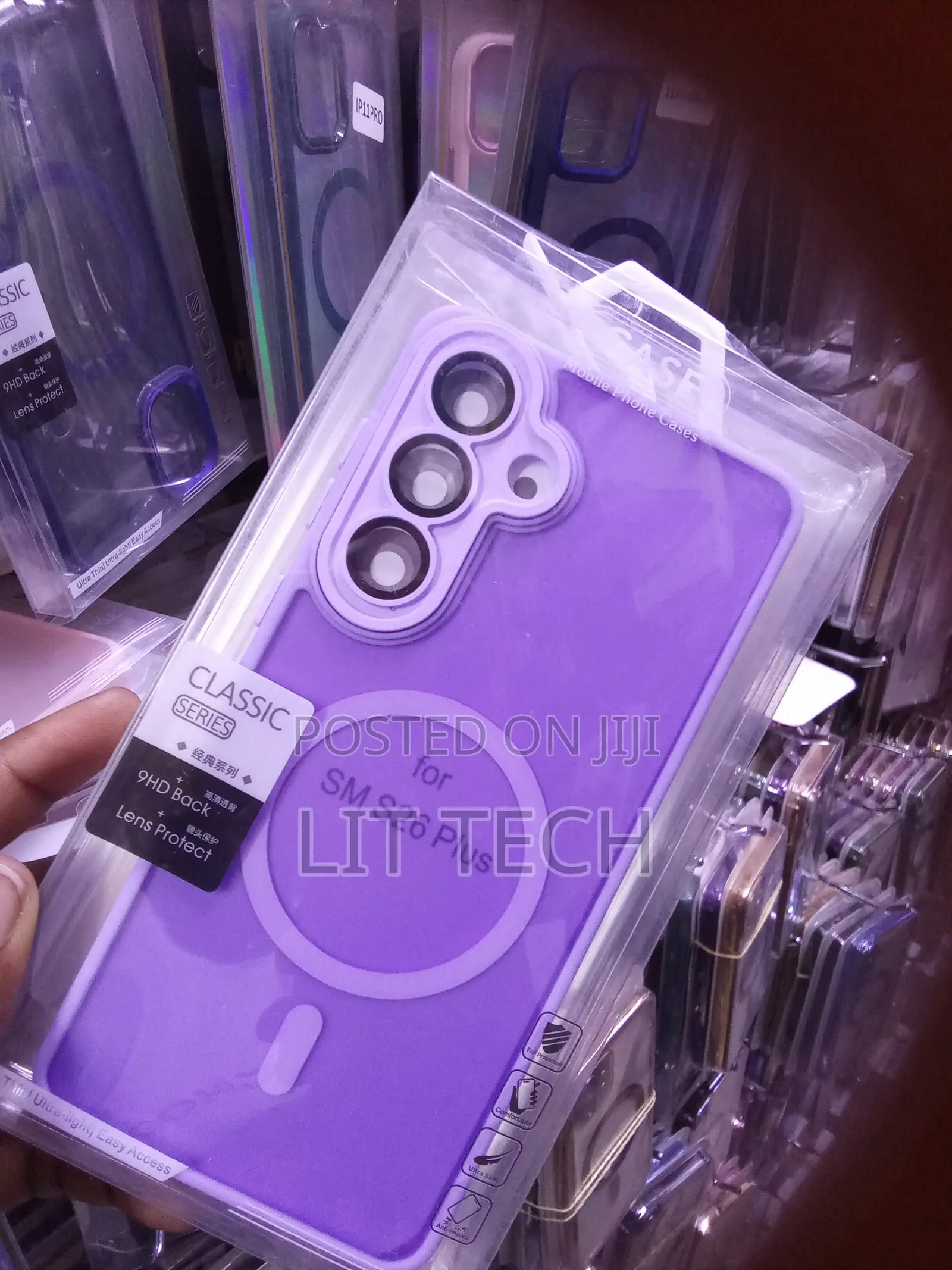 Purple Classic MagSafe Transluscent Case for Samsung Galaxy S26 Plus