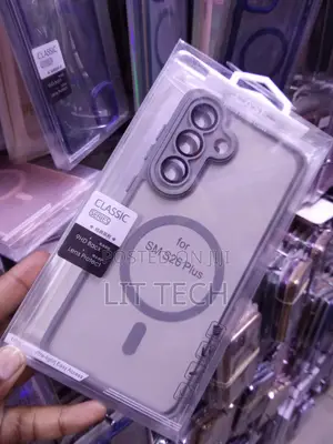 Translucent, Grey Samsung Galaxy S26 Plus Case With Lense Protector