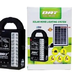 Solar Home Lighting System + Side Emergency Light 3 Bulbs.DAT 999