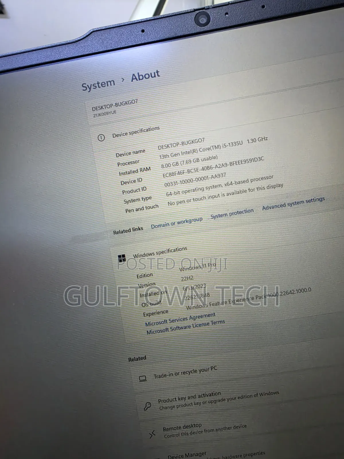 Laptop Lenovo ThinkPad E14 Gen 5 8GB Intel Core i5 SSD 256GB