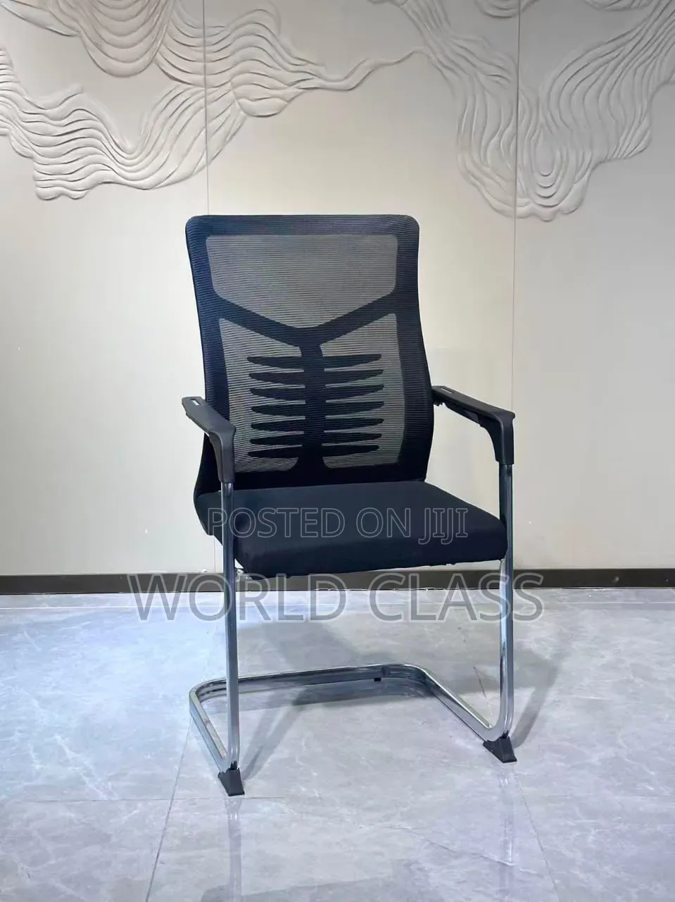 Ergonomic Mesh Office Visitor or Cantilever Chair