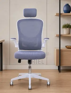 White Ergonomic Office Chair Kenya – Modern Comfortable Desk Seat