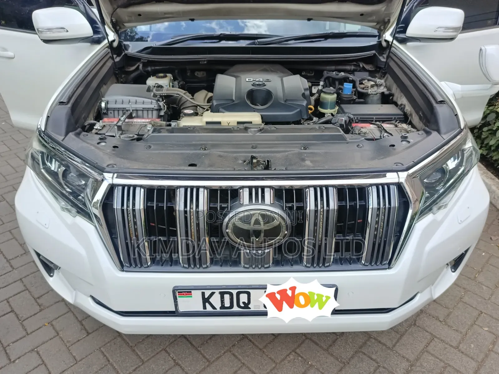 Toyota Land Cruiser Prado 2.8 2017 White