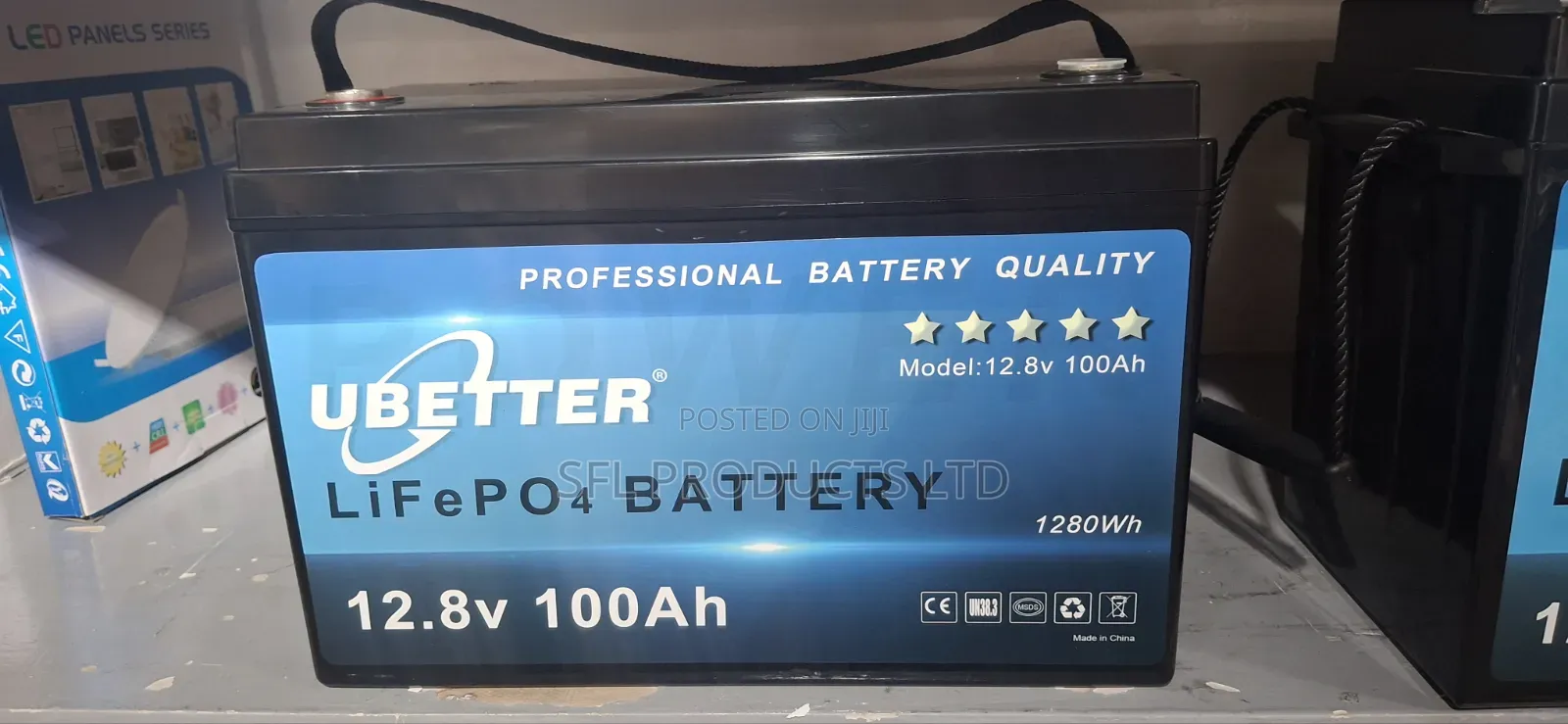 Lithium Battery- Ubetter Brand -12.8v 100ah