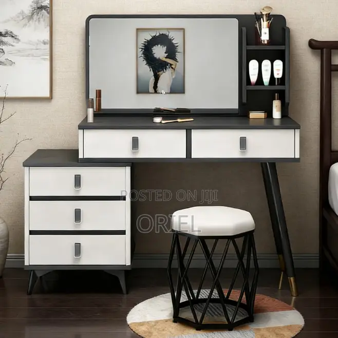 Modern Vanity Dressing Table With LED Mirror Kenya – Stylish Vanity Se