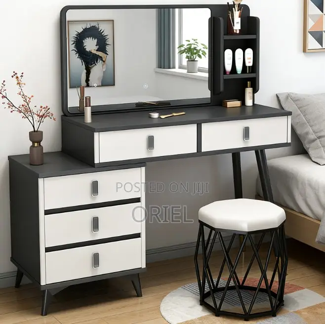 Modern Vanity Dressing Table With LED Mirror Kenya – Stylish Vanity Se