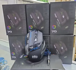 Bloodbat GM02 7-Button RGB Gaming Mouse – Wired USB | Ergonomic Design