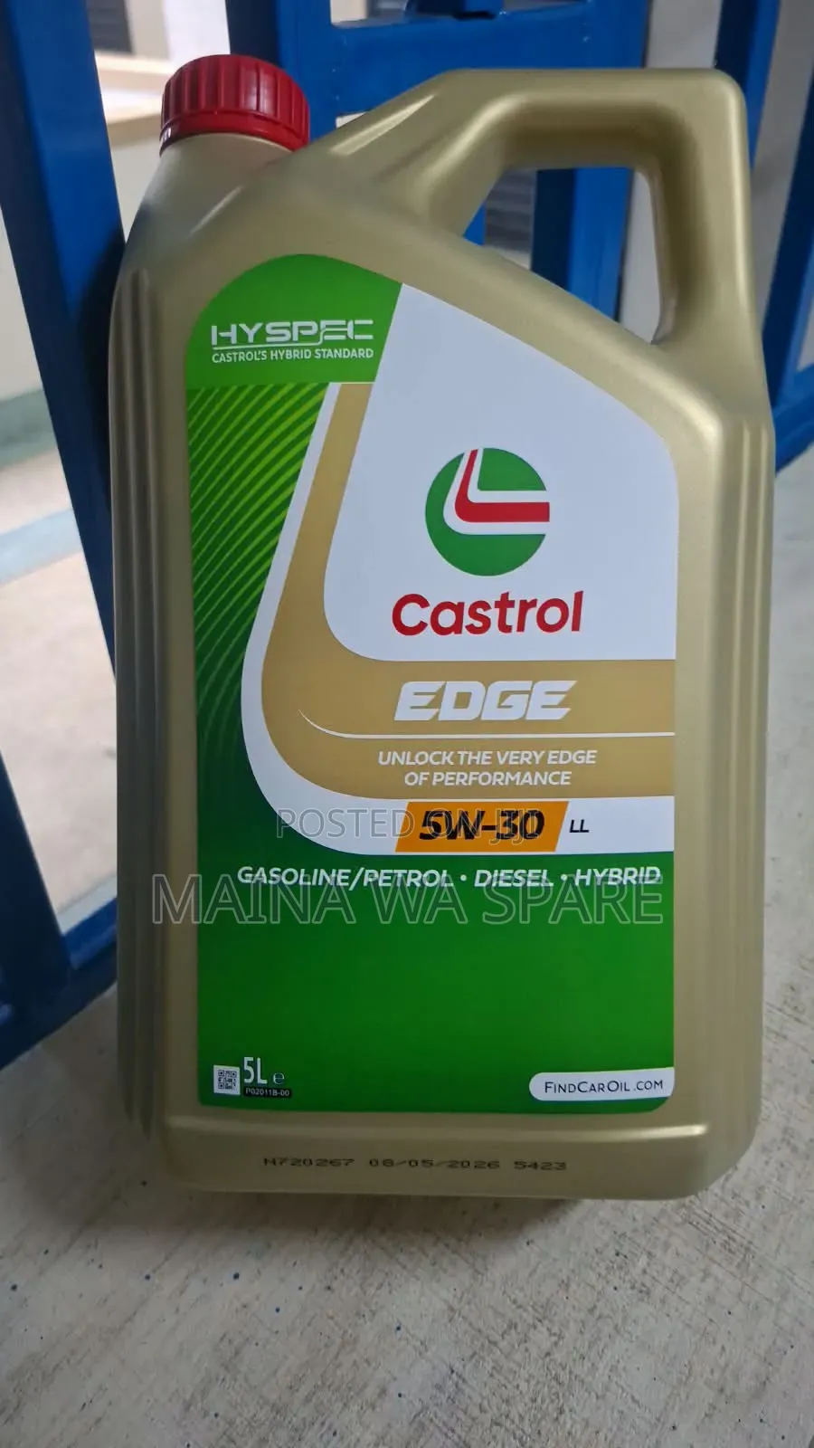 5w-30 Castrol Edge Hyspec(hybrid)