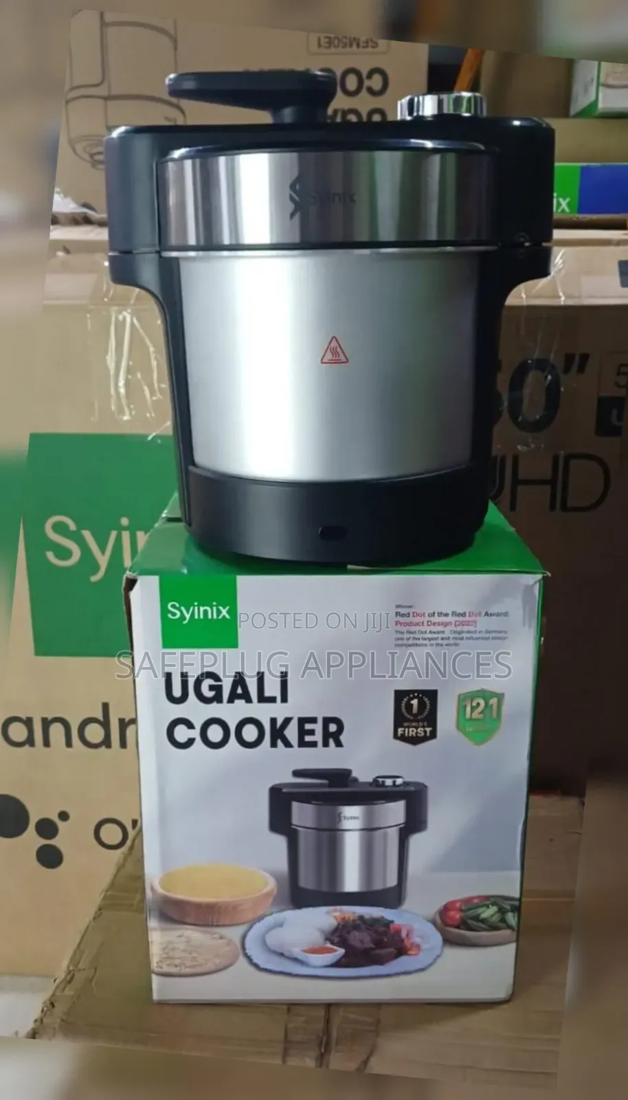 Syinix Electric Ugali Maker – Modern Kitchen Ugali Cooker