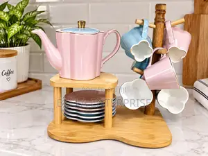 Capacities; Kettle 1L Cups 320ml KSH 5,500/- Material: Ceramic