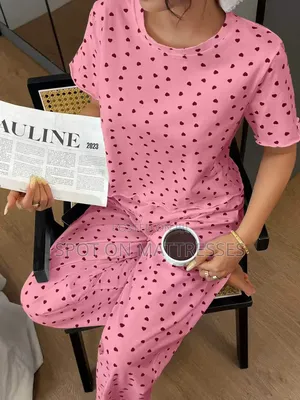 Pure Cotton. Two Piece Pajama Set. Sizes M-2xl. Nationwide Delivery.