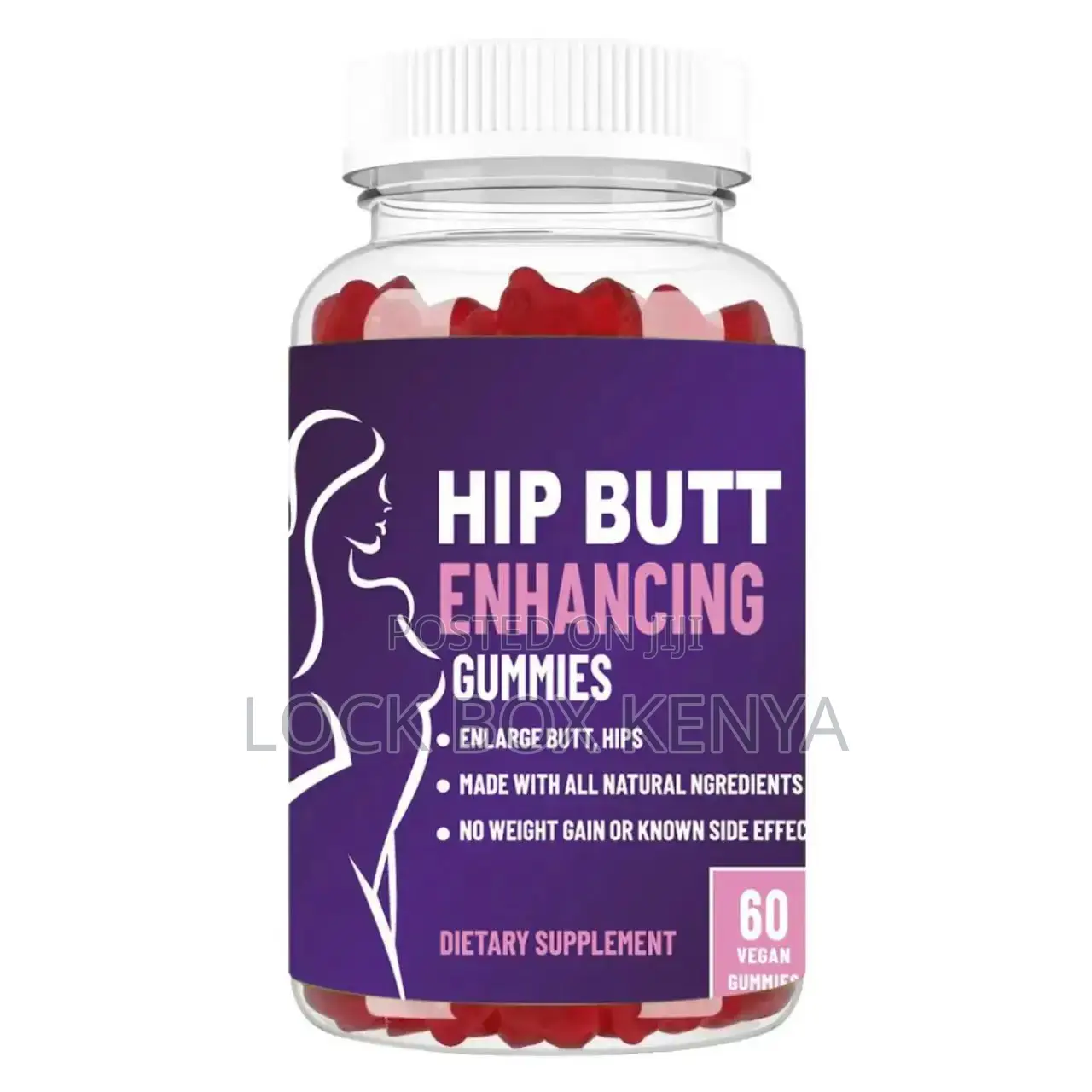 Hip Butt Booster Gummies –Advanced Curve Formula Maca Root Fenugreek