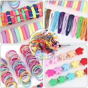 Girls' Hair Accessories Set, Baby Hair Bobbles Set,1000+ PCs