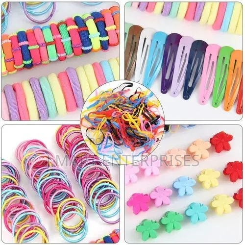 Girls' Hair Accessories Set, Baby Hair Bobbles Set,1000+ PCs