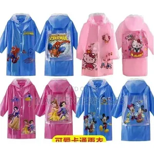 Disney Cartoon Themed Raincoats 4-12 Years